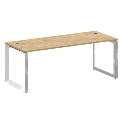 Стол рабочий руководителя на О-образном м/к ONIX DIRECT LUX M-O.MO-SRR-6.8 Тиквуд светлый_0