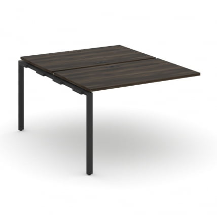 Двойной наборный элемент рабочей станции CONCEPT CN.DNRS-002 Дуб Мали Черный_0