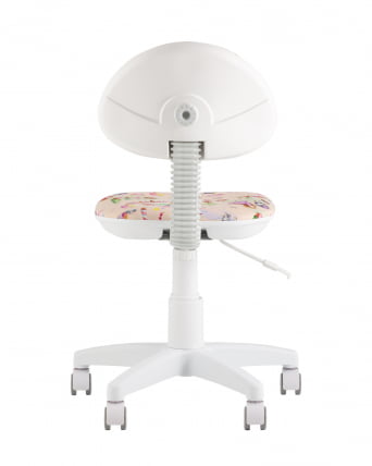 Кресло компьютерное детское УМКА Princesski пластик белый_3