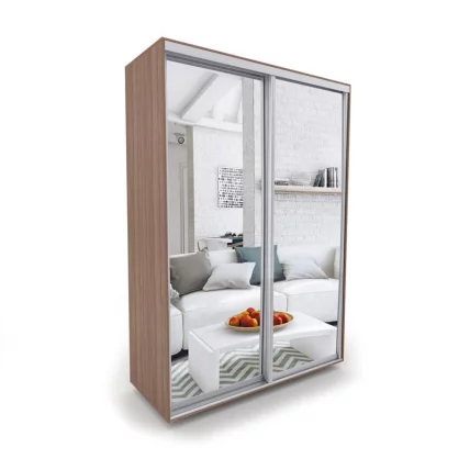 Шкаф-купе 2-х дверный Акцент-Сим З 1600х600 Ясень шимо тёмный_0