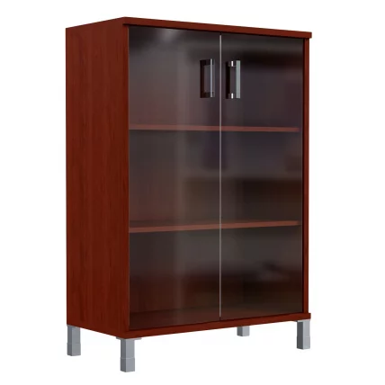 Стеллаж стекло тонированное В420.8 Бургунди_0