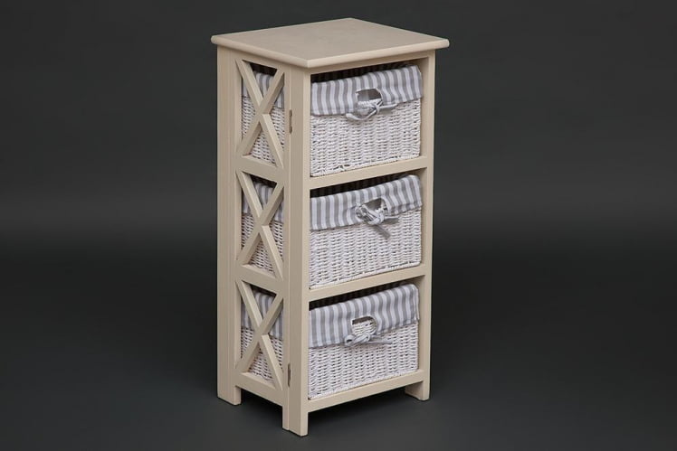 Тумба с 3 ящиками Secret De Maison CROIX 3 ( mod. PE-07 ) Слоновая кость_3