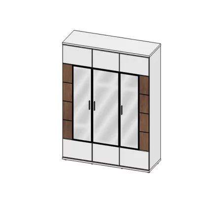 Шкаф-гардероб Корано Бм.Кор-36 ольха_0