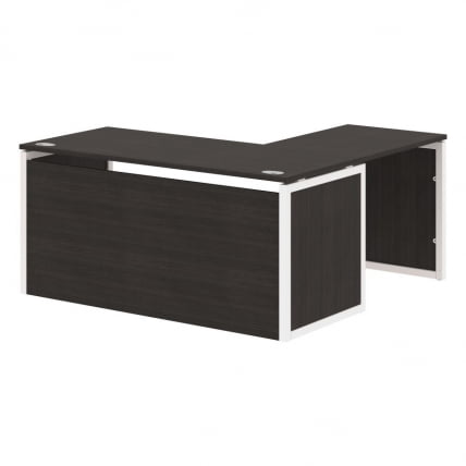 Стол письменный угловой левый XTEN-QP XQPCT 1615H L Дуб Юкон Белый_0