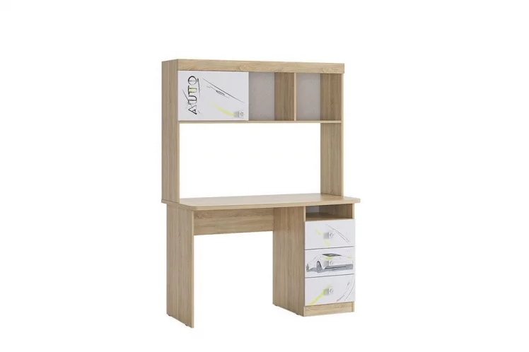 Стол Форсаж MKF-05 Дуб сонома/белый_0