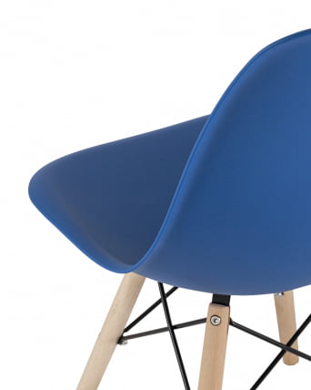 Стул Eames Style DSW синий (разборный каркас)_5
