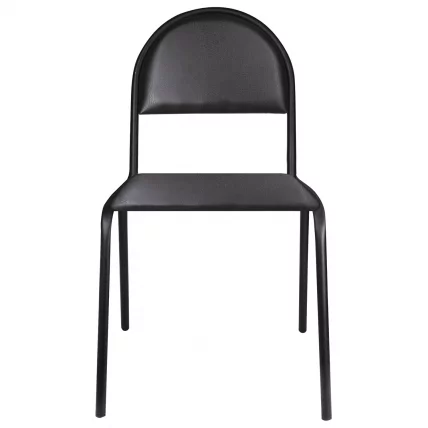 Стул для посетителей Серна СМ 7/22 К-01 черный каркас кожзам Черный_1