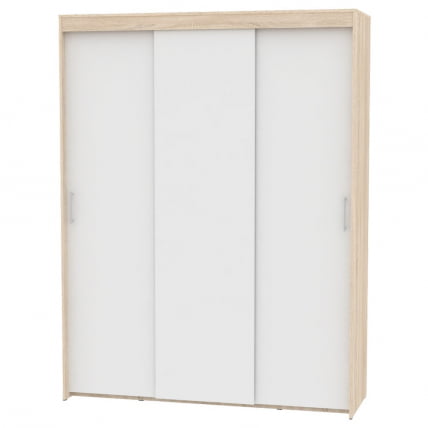 Шкаф-купе T-3-230х175х60(ДСС-Белый-2)_0