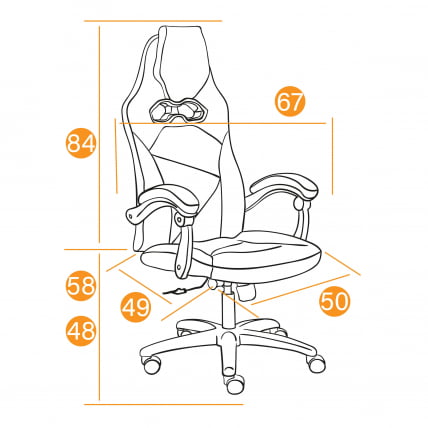 Кресло ARENA флок , коричневый/бежевый, 6/7_17