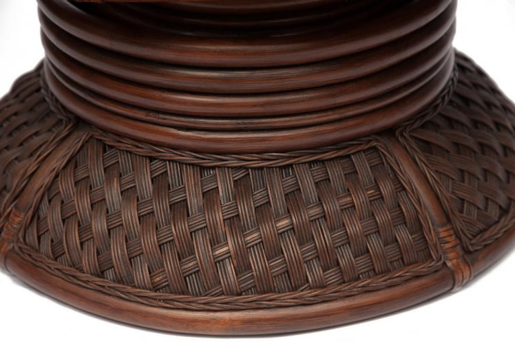 Кресло-качалка ANDREA Relax Medium /с подушкой/ Pecan Washed (античн. орех), Ткань рубчик, цвет кремовый_5