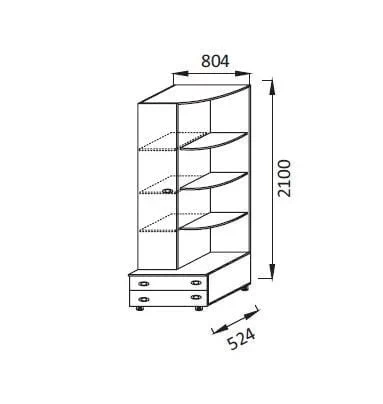 Шкаф комбинированный ПМ-4 Юниор-6_6