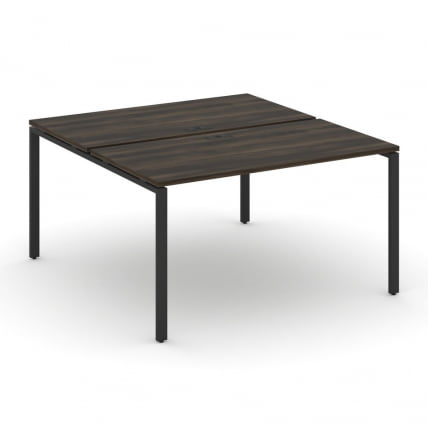 Рабочая станция двухсторонняя на 2 места CONCEPT CN.DRS-003 Дуб Мали Черный_0