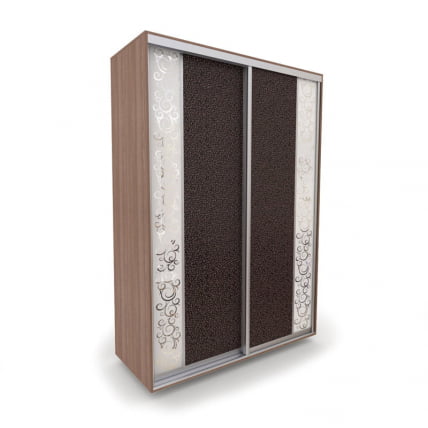 Шкаф-купе 2-х дверный Акцент-Вера КС 1000х600 Ясень шимо тёмный_0