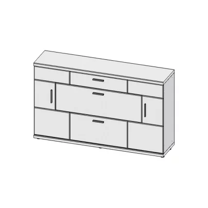 Комод Корано Бм.Кор-06 Белый_0