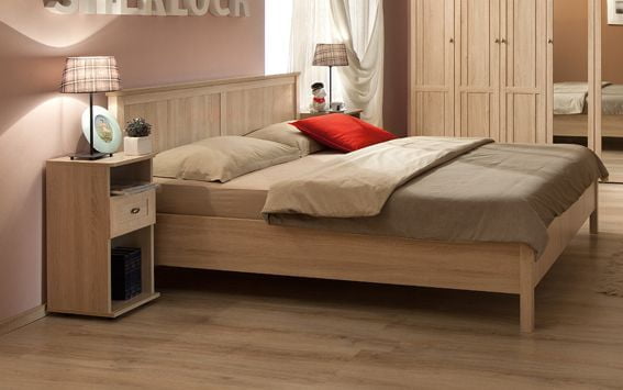 Кровать (1800) Sherlock 41 Дуб Сонома (спальня)_0
