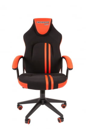 Кресло геймерское CHAIRMAN GAME 26 Черный-красный_1