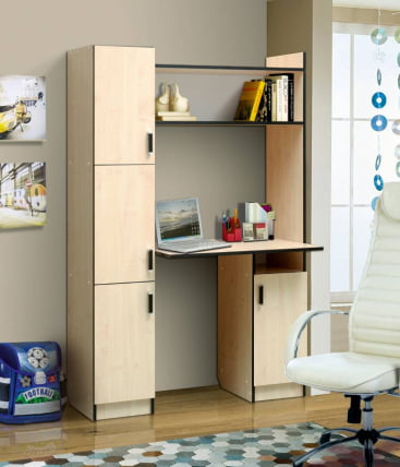 Стол компьютерный №13 Клен/Венге_0