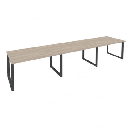 Стол переговорный (3 столешницы) ONIX O.MO-PRG-3.3 Дуб Аттик/Антрацит_0