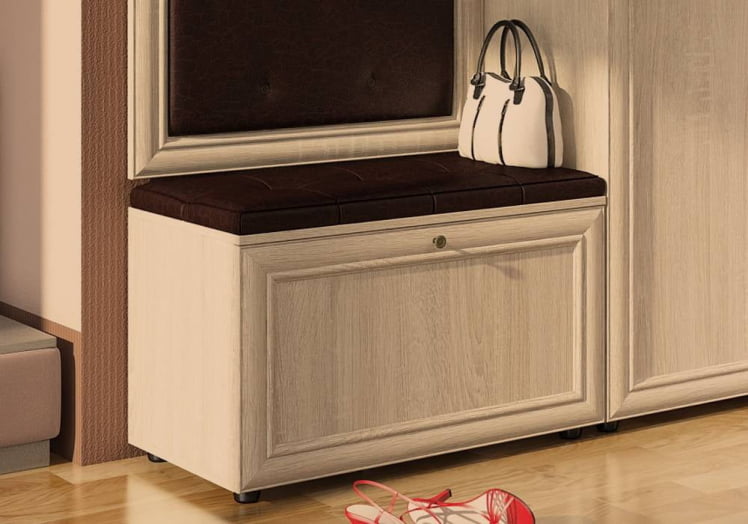 Тумба для обуви Оскар-7 (А) Модена 05 Дуб сонома светлый_1