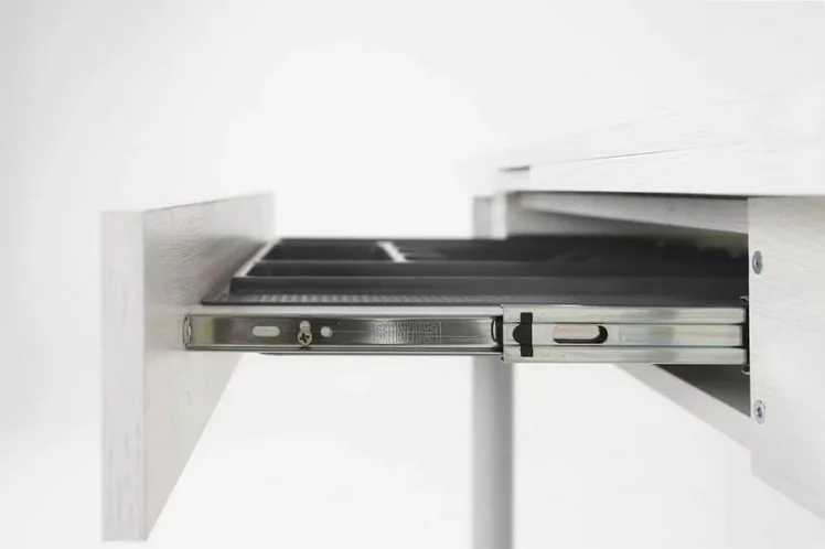 Стол-трансформер раскладной Прайм-3Р Ясень Анкор светлый_5