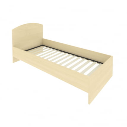 Кровать с ортопедическим основанием и изголовьем LIGHT С-КИ-90 Клен_0