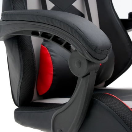 Кресло компьютерное CРОМЕКС (КРОМЕКС) Куантум ГМ-155 РГБ экокожа черное/красное/серое / CROMEX Quantum GM-155 RGB_10