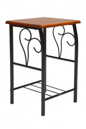 Тумба прикроватная ПИCCОЛО Черный/красный дуб / PICCOLO_0