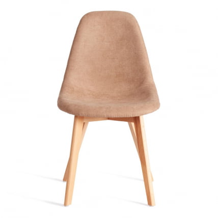 Стул CИНДЙ СОФТ (мод. C1021Ф1-1) фактурный велюр/дерево бук, 55 х 48 х 83 см, Бежевый ЛЙ1701-4 / натуральный / CINDY SOFT (mod. C1021F1-1) LY1701-4_3