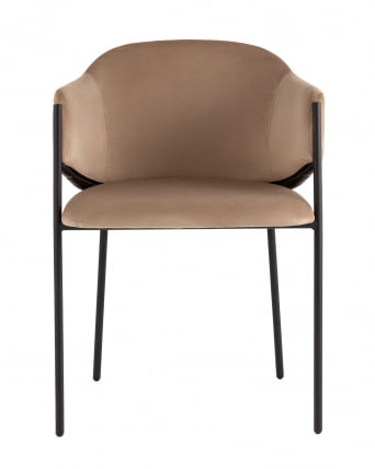 Стул Брасе велюр Капучино / Brace_1