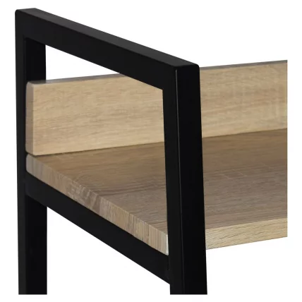 Стеллаж на металлокаркасе BRABIX LOFT SH-002 Дуб натуральный_7