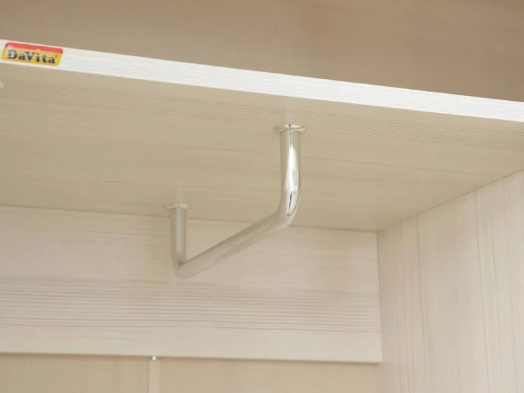 Шкаф для одежды с полками и штангой Тиффани 47.02.1 Сосна Астрид Мелинга_2