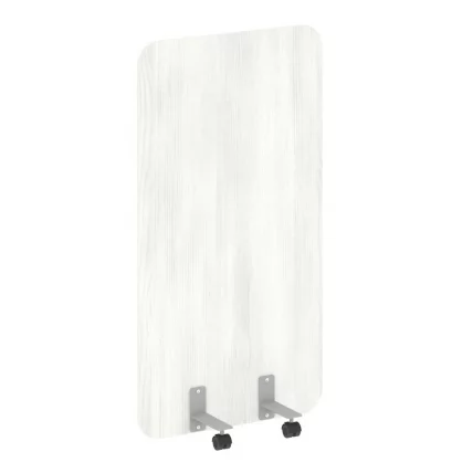 Перегородка на металлических опорах, на роликах R-line DP.R-80-150 Снежная Патина_0