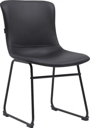 Кресло для посетителей Everprof Expo CF Экокожа Черный_0