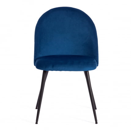 Стул MONRO (mod. 5144) металл/вельвет, 51x56x84 см, синий (HLR 64)/черный_3