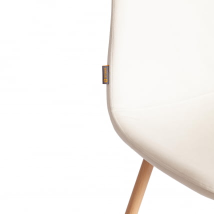 Стул BREEZE (mod. JSC-58) Велюр/металл , 44 х 53 х 86 см, Light beige (светло-бежевый) HLR1 / натуральный_7