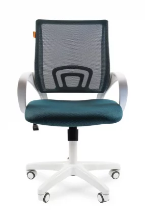 Кресло оператора Chairman 696 white TW-18 Зеленое_1