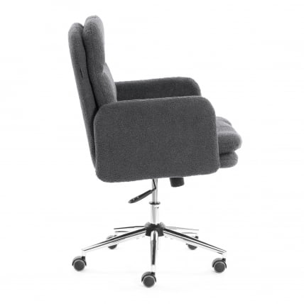 Кресло Dover хром букле, серый, barni grey_1