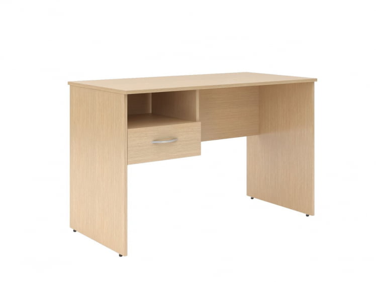 Стол письменный (S-1200) L с левой подвесной тумбой Легно Светлый_0