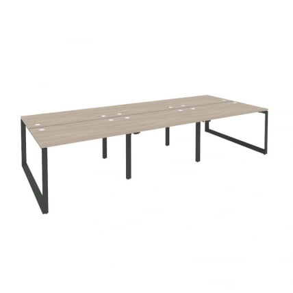 Рабочая станция на О-образном м/к ONIX O.MO-D.RS-6.2.7 Дуб Аттик/Антрацит_0