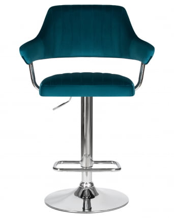 Стул барный DOBRIN CHARLY Морской волны велюр MJ9-99_5