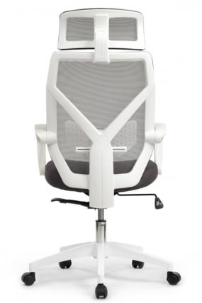 Кресло Оливер РCХ В-203АC Белый пластик/Серый / Oliver RCH W-203AC_3