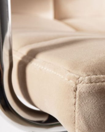 Стул барный DOBRIN KRUGER ARM (бежевый велюр (MJ9-10)) 2 шт_8