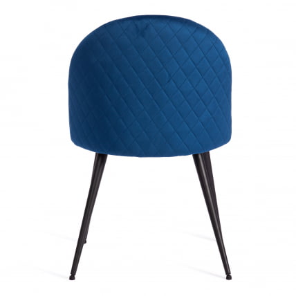 Стул MONRO (mod. 5144) металл/вельвет, 51x56x84 см, синий (HLR 64)/черный_4