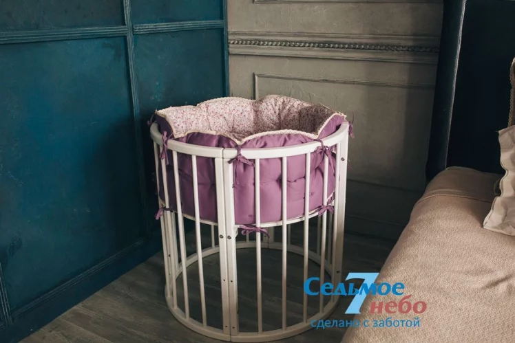 Кровать-трансформер 6-в-1 Merry Happy 01 Комплект Белая_15