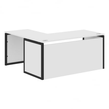 Стол письменный угловой правый XTEN-QP XQPCT 1615H R Белый Антрацит_0