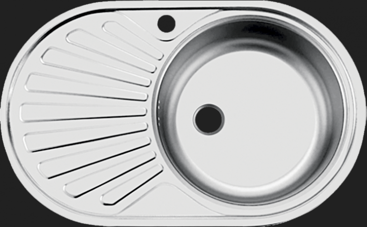 Мойка Кухонная Ukinox Фаворит Fad760.470-Gt6K 2L_0