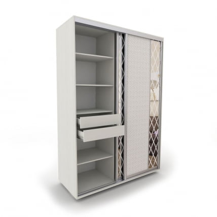 Блок ящиков для шкафа 1600x600 и 2400x600 Ящ-77 ШС Ясень шимо светлый_1