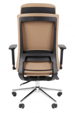Офисное кресло CHAIRMAN 500 LUX экокожа Бежевый_4
