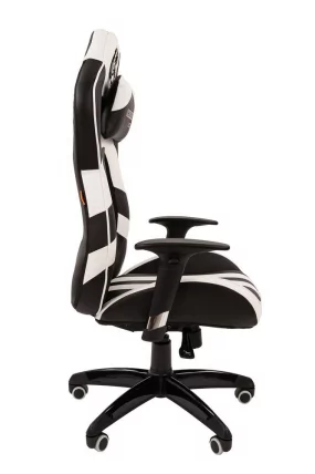 Кресло геймерское CHAIRMAN GAME 25 Черный-белый_2