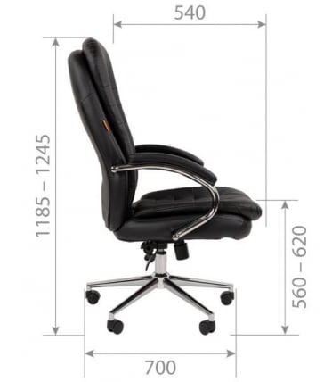 Кресло руководителя CHAIRMAN 795 ЭКО Коричневый_4